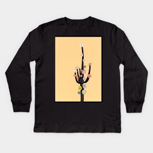 Flowering Cactus Kids Long Sleeve T-Shirt